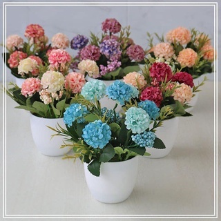 Mua Bình hoa lụa trang trí phòng khách  bình hoa giả để bàn  bình hoa cúc mini