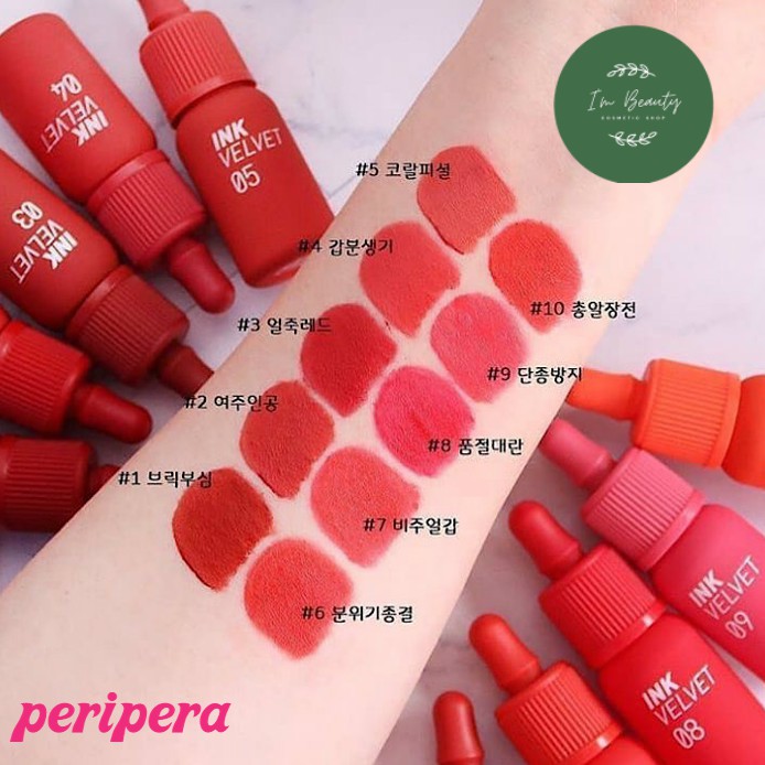 [Chính Hãng Peri Pera] Son Kem Lì #PeriPera Ink Velvet 2020 - hàng chính hãng