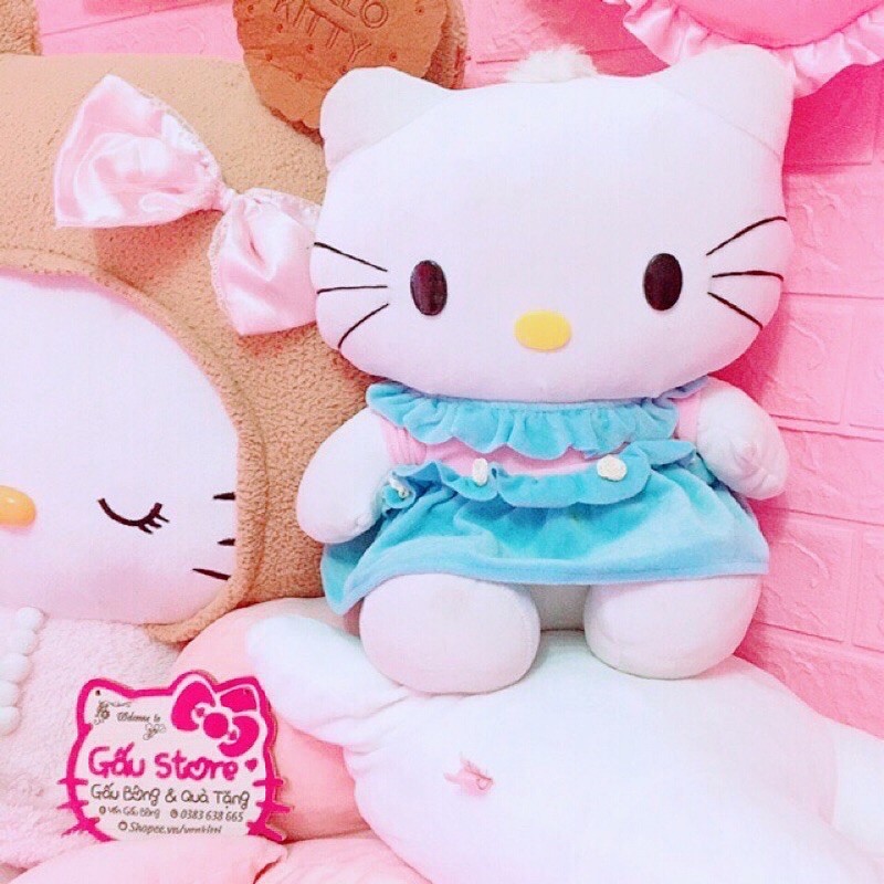 🎀Gấu Store🎀 Kitty váy xanh (váy cởi được)