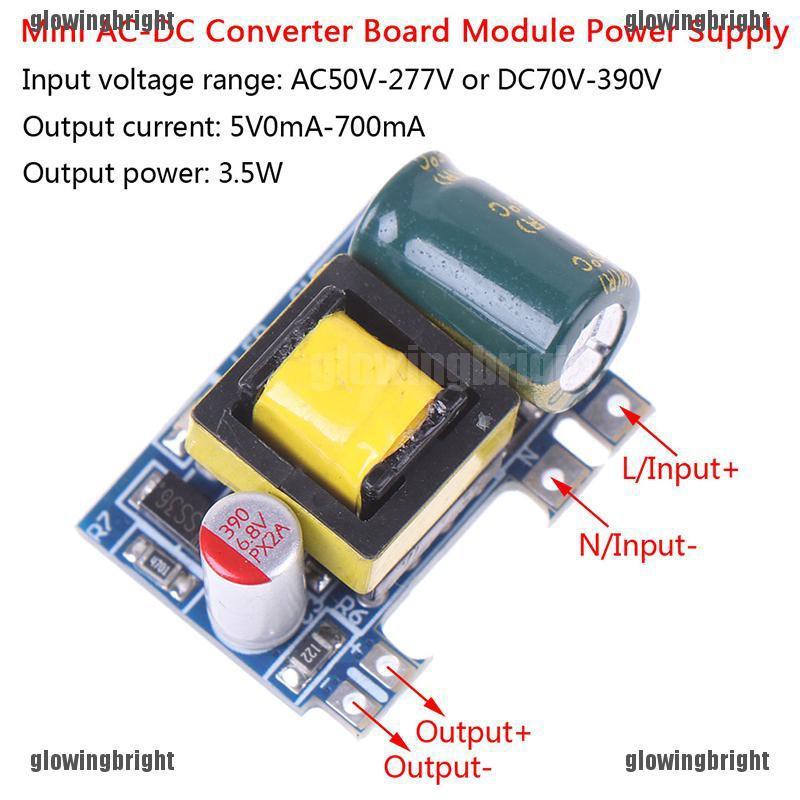 Bảng Mạch Chuyển Đổi Nguồn Điện Ac-dc 110v 120v 220v 230v Sang 5v 700ma