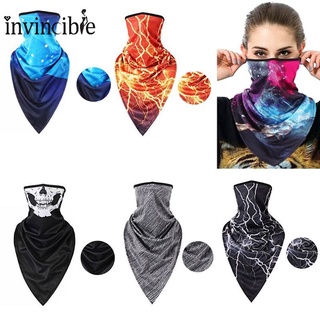 Triangle Cycling Ice Silk Headwear Face Mask/ Unisex Cycling Camping Sport Windproof Anti-UV Neck Tube Scarf
