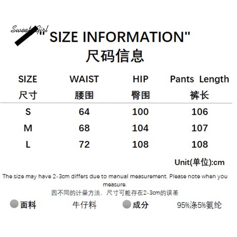 Quần Jeans Dài Lưng Cao Ống Đứng Màu Trơn Thời Trang Cho Nữ