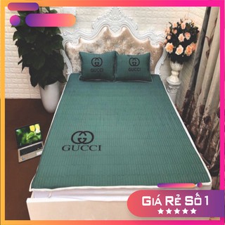 ́[ Sale ]  Set 3 Món Chiếu Điều Hoà Và 2 Vỏ Gối Đũi Mềm Mát Mùa Hè < cam kết uy tín>