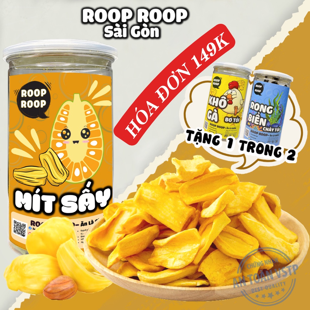 Mít Thái sấy giòn RoopRoop 200g đồ ăn vặt Sài Gòn