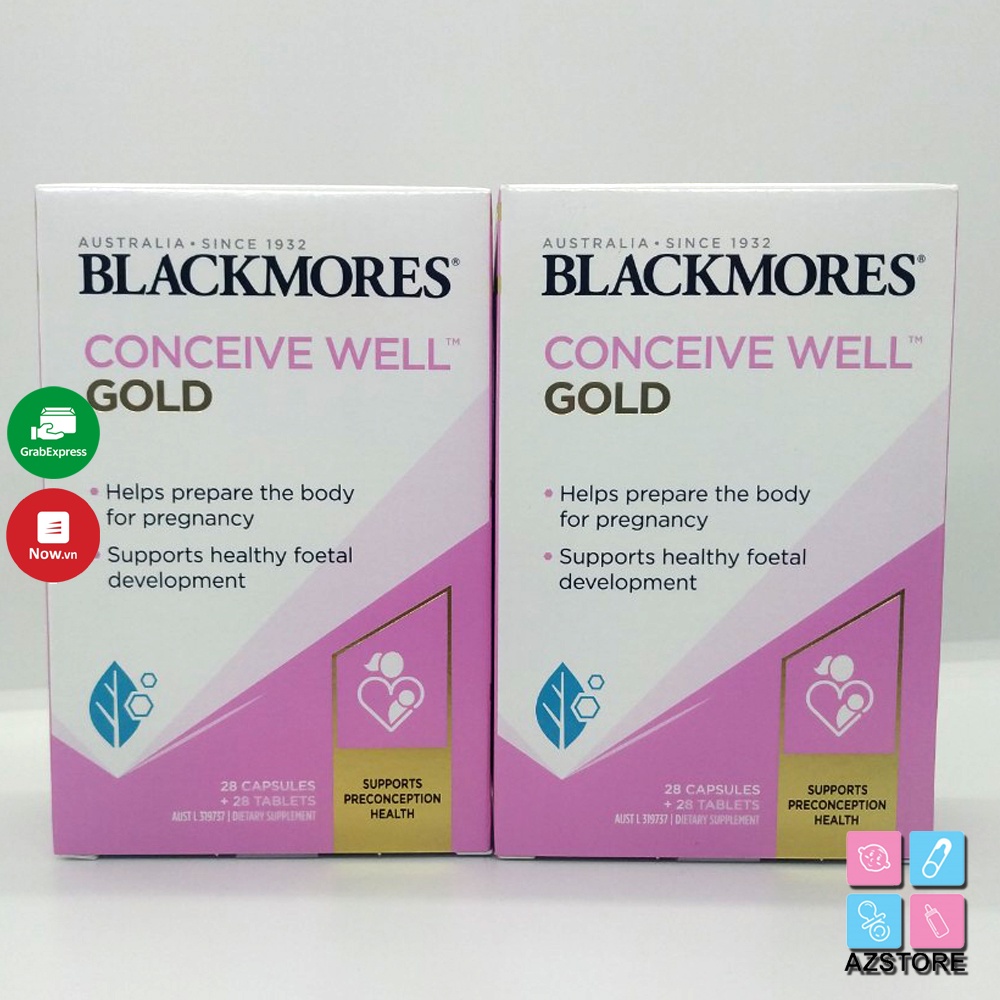 Viên uống tăng khả năng thụ thai Blackmores-Blackmores Conceive Well Gold 56v