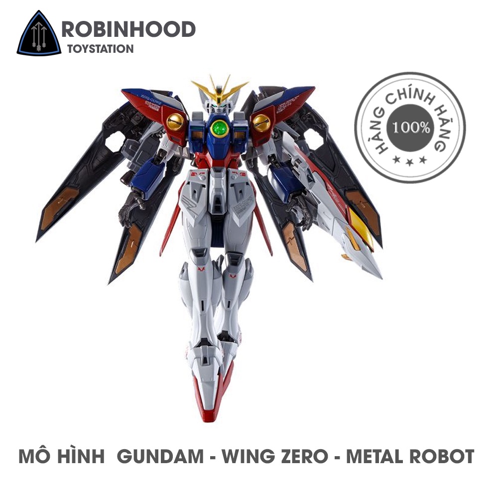 Mô Hình METAL ROBOT SPIRITS WING GUNDAM ZERO có thể tuỳ biến chuyển đổi, khớp kim loại chắc chắn, hàng chính hãng