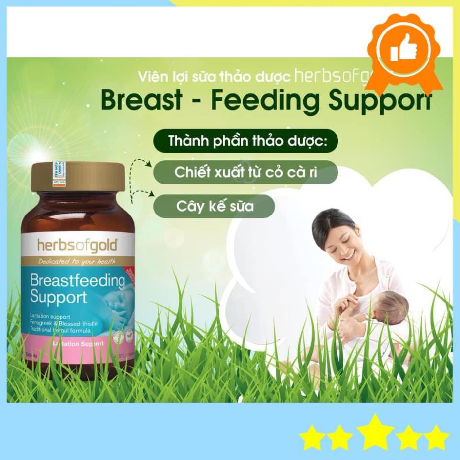 Viên uống lợi sữa Herbs Of Gold Breastfeeding Support