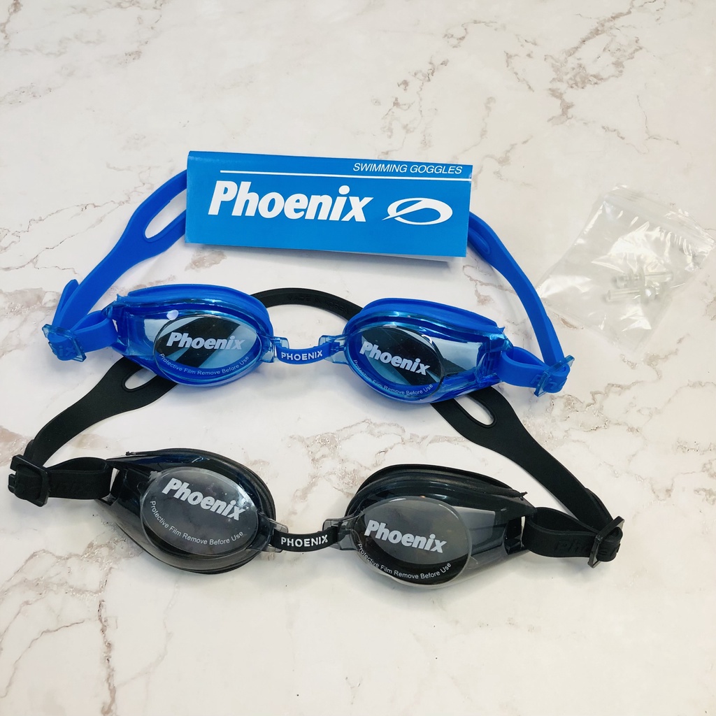 Kính bơi giá rẻ, kính đi bơi PHOENIX ms 203 làm bằng polycabonate chống sương mù 2 lớp