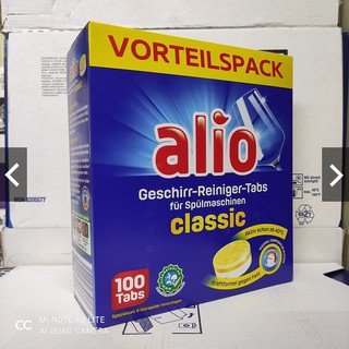 Viên rửa chén Alio hộp 100 viên ( Đức )