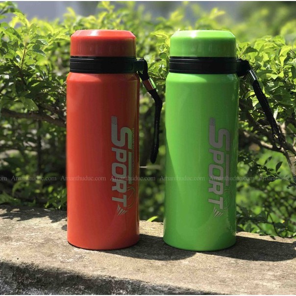 Bình giữ nhiệt thể thao 2 lớp Sport 550ml ( BÌNH LOGO SPORT)