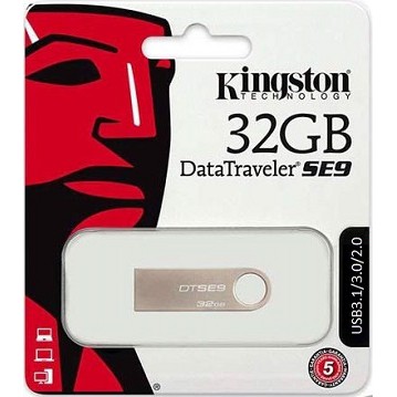 [CHÍNH HÃNG] USB Kingston SE9 32GB – Kingston DataTraveler – Vỏ thép thời trang, nhỏ gọn - BH 5 năm