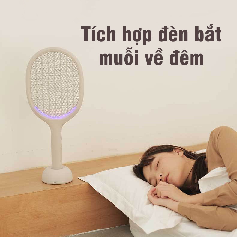 Vợt muỗi Xiaomi Solove P1 tích hợp chế độ đèn bắt muỗi, pin trâu 30 ngày – HÀNG CHÍNH HÃNG