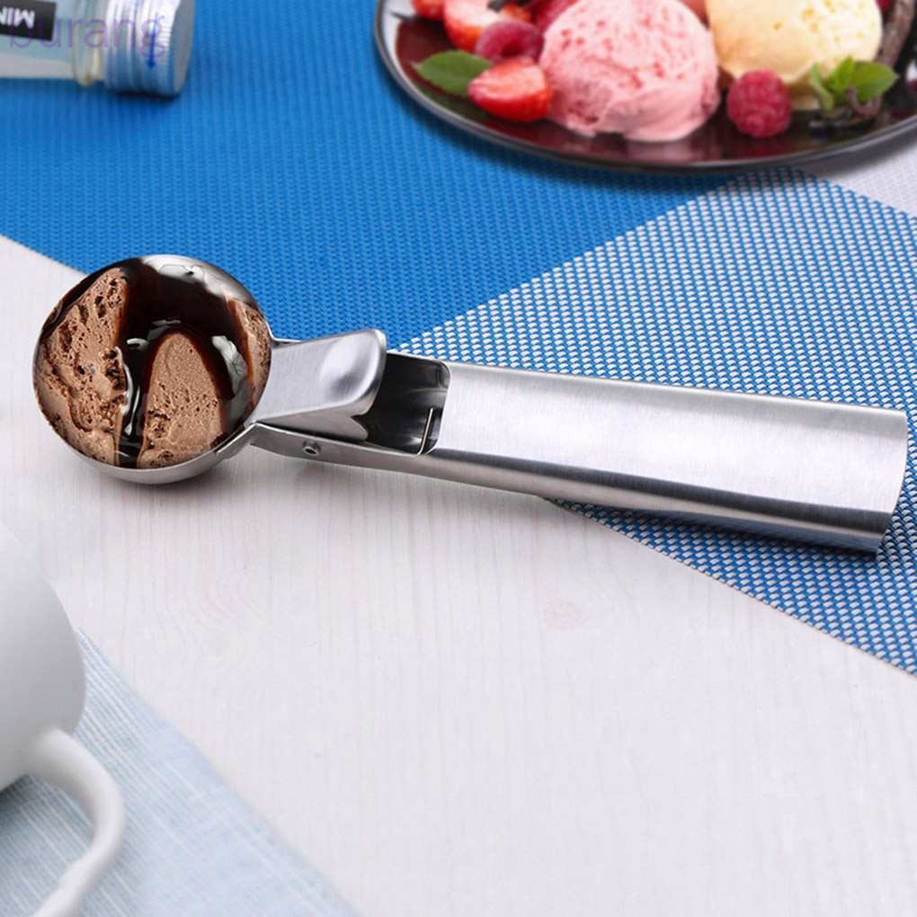 Muỗng múc viên kem hình tròn bằng thép không gỉ