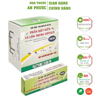 Phấn Kiến VIPESCO ⚡ XẢ KHO GIÁ SỐC ⚡ Diệt trừ các côn trùng có hại hiệu quả nhất (Hộp 2 Viên)