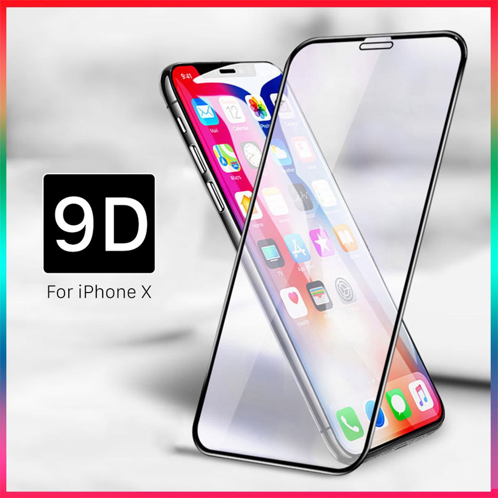 Kính cường lực iphone 14 Pro max 13 Pro max 12 Pro max 6s Plus 7 plus 8 Plus Xr Xs Xs max 11 Pro max Full Màn Kính [9D]