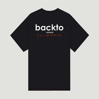 Áo thun BACKTO SIGNATURE - Black