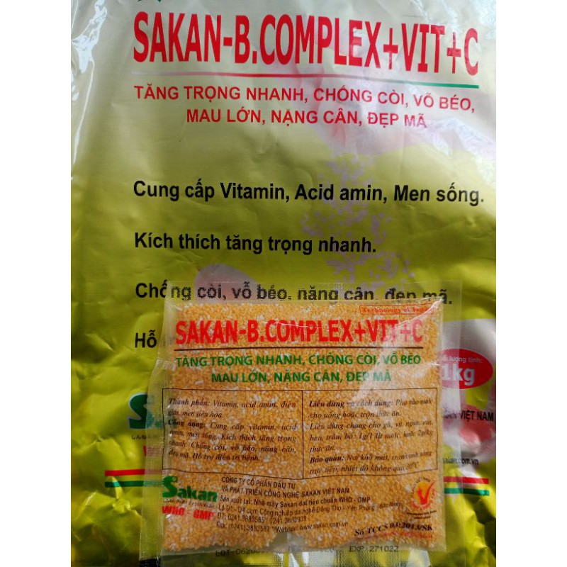 THUỐC BỔ DÀNH CHO GÀ, VỊT, CHIM CẢNH, 1kg