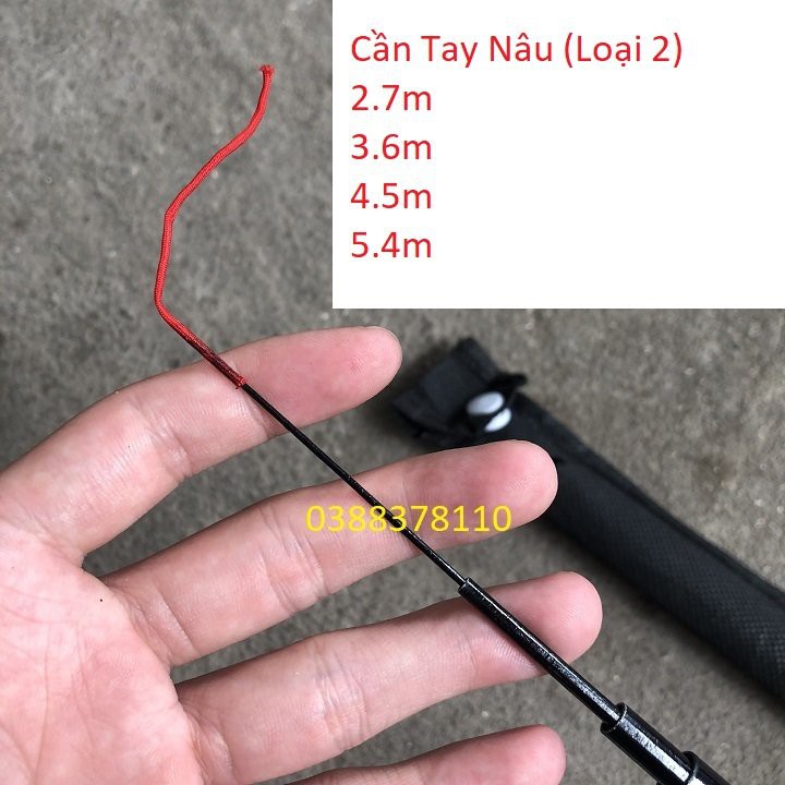 Cần Câu Tay 3H Trúc Nâu Cao Cấp - CT 13