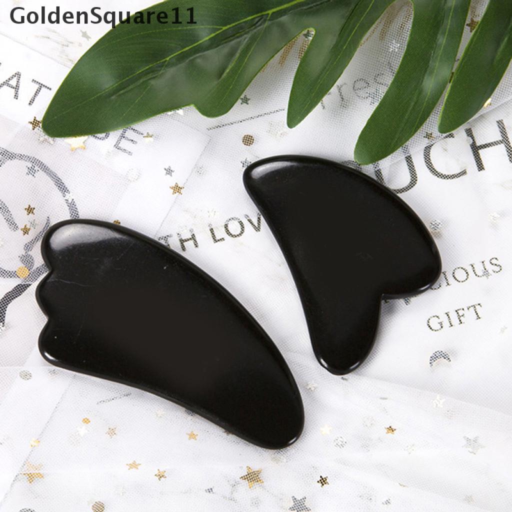 [Goldsquare11] Đĩa Cạo Đá Ngọc Bích Tự Nhiên Mát Xa Mặt