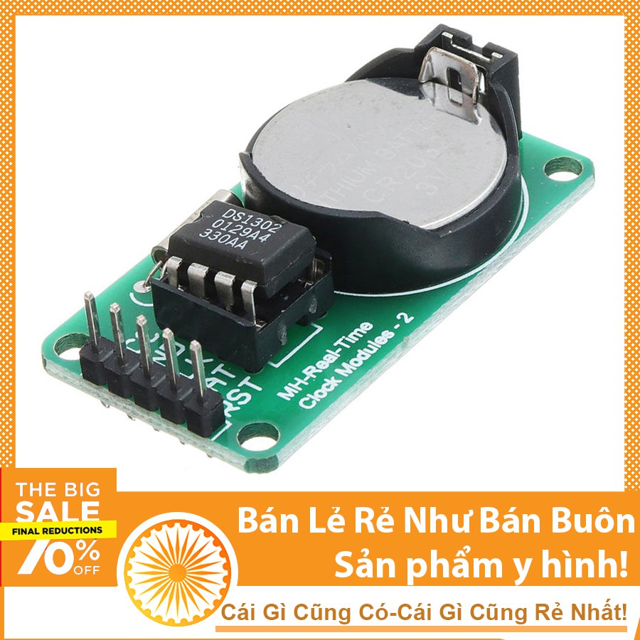 Module thời gian thực RTC Ds1302 | WebRaoVat - webraovat.net.vn