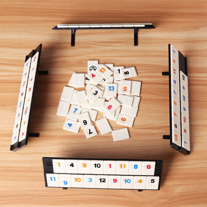 Rummikub Board game | Bộ trò chơi Rummy Mạt chược Israel với bảng số nhựa digital game