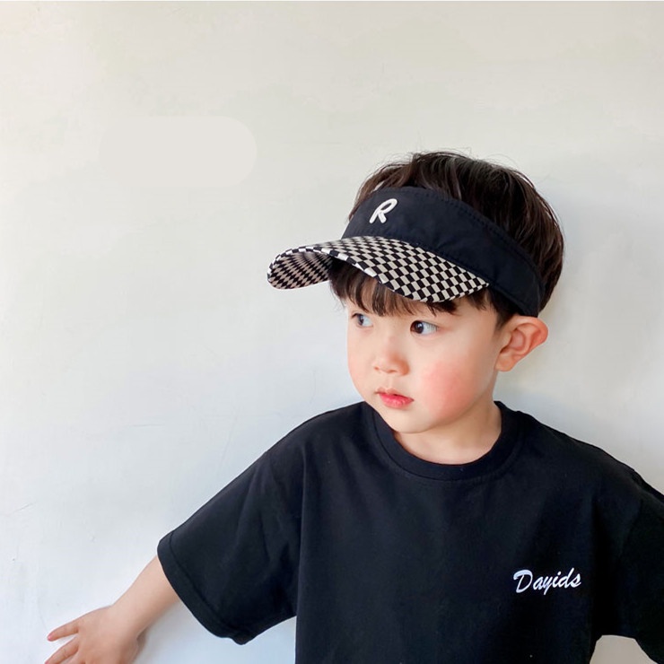 Mũ Lưỡi Trai Chống Nắng Mùa Hè In Chữ R Cá Tính Cho Bé