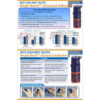 Bond 3M Single Universal 5ml (keo dán 1 bước không cần etching).