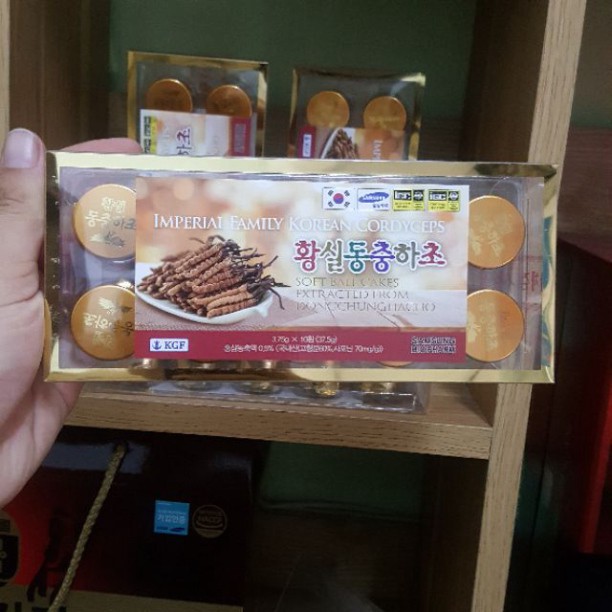 Đông Trùng Hạ Thảo Hàn Quốc Hộp 10 Viên