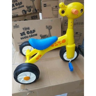 Xe Đa Năng 2IN1 Vừa Là Xe Đạp 3 Bánh, Vừa Là Xe Chòi Chân Cho Bé - Quà Abott Grow Sữa Hươu Cao Cổ