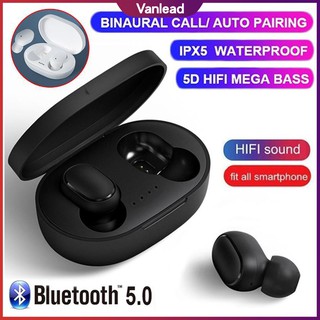 Tai nghe không dây Bluetooth A6S TWS Bluetooth 5.0 Khử tiếng ồn cho Redmi Airdots