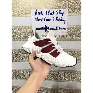 Giày sneaker prophere trắng viền đỏ