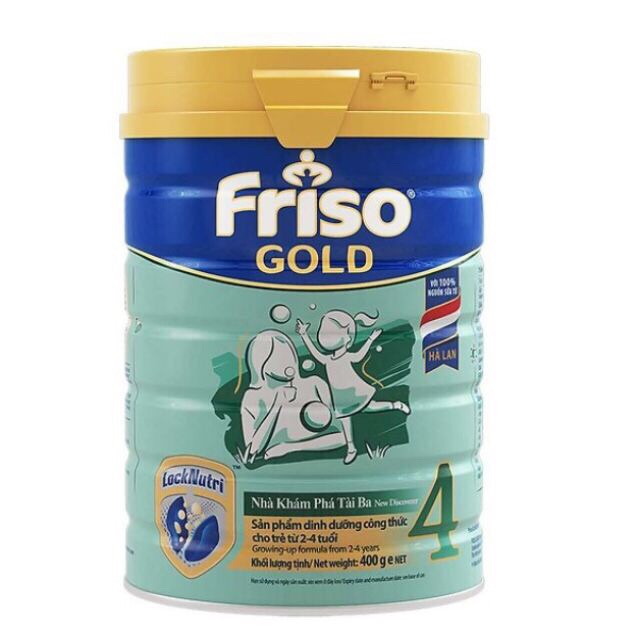 [Mã 267FMCGSALE giảm 8% đơn 500K] [Tặng gối đi xe]Sữa Friso gold 4 900g