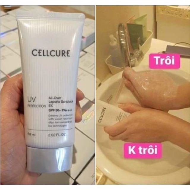 Kem Chống Nắng CELLCURE Chính Hãng Giá Sale 100 Sản Phẩm