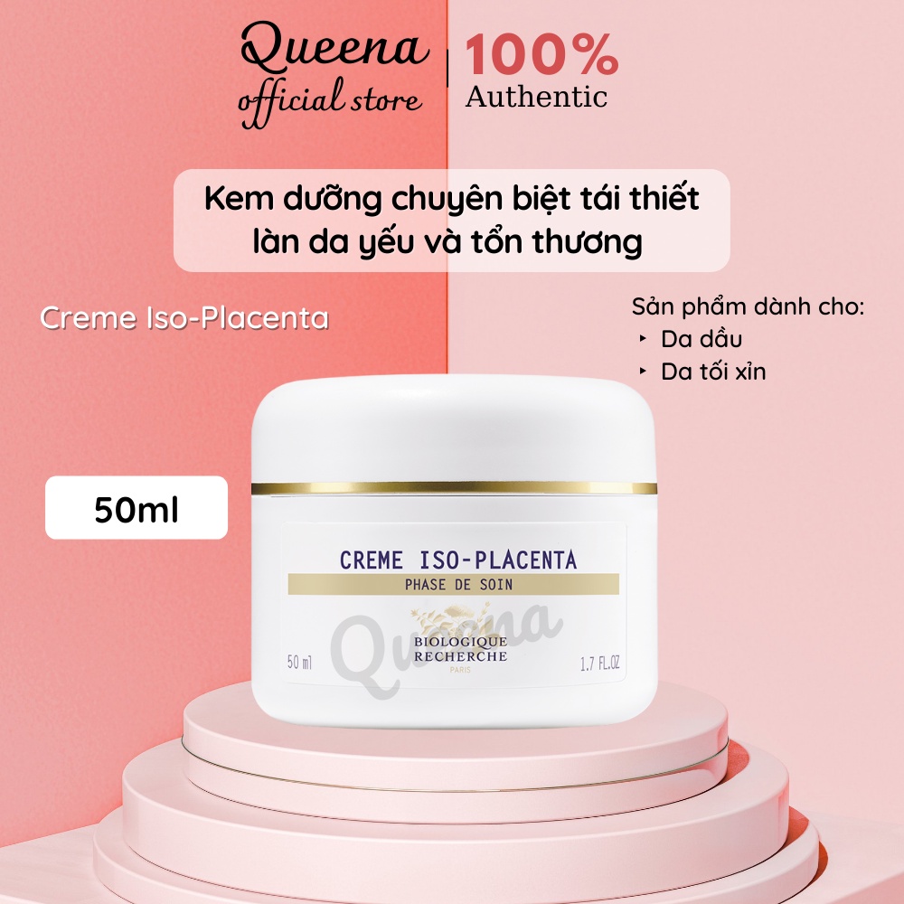 Kem dưỡng Creme Iso-Placenta 50ml tái thiết làn da yếu và tổn thương - K38_50