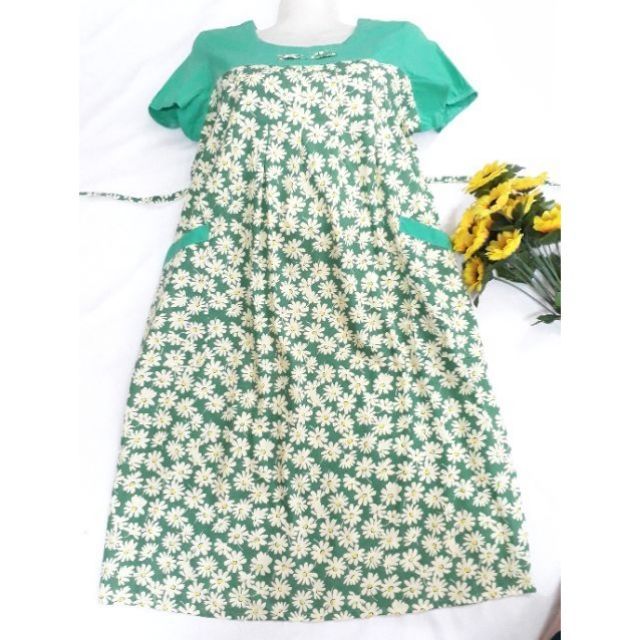 VÁY BẦU VẢI THÔ HOA CHẤT MÁT | BigBuy360 - bigbuy360.vn