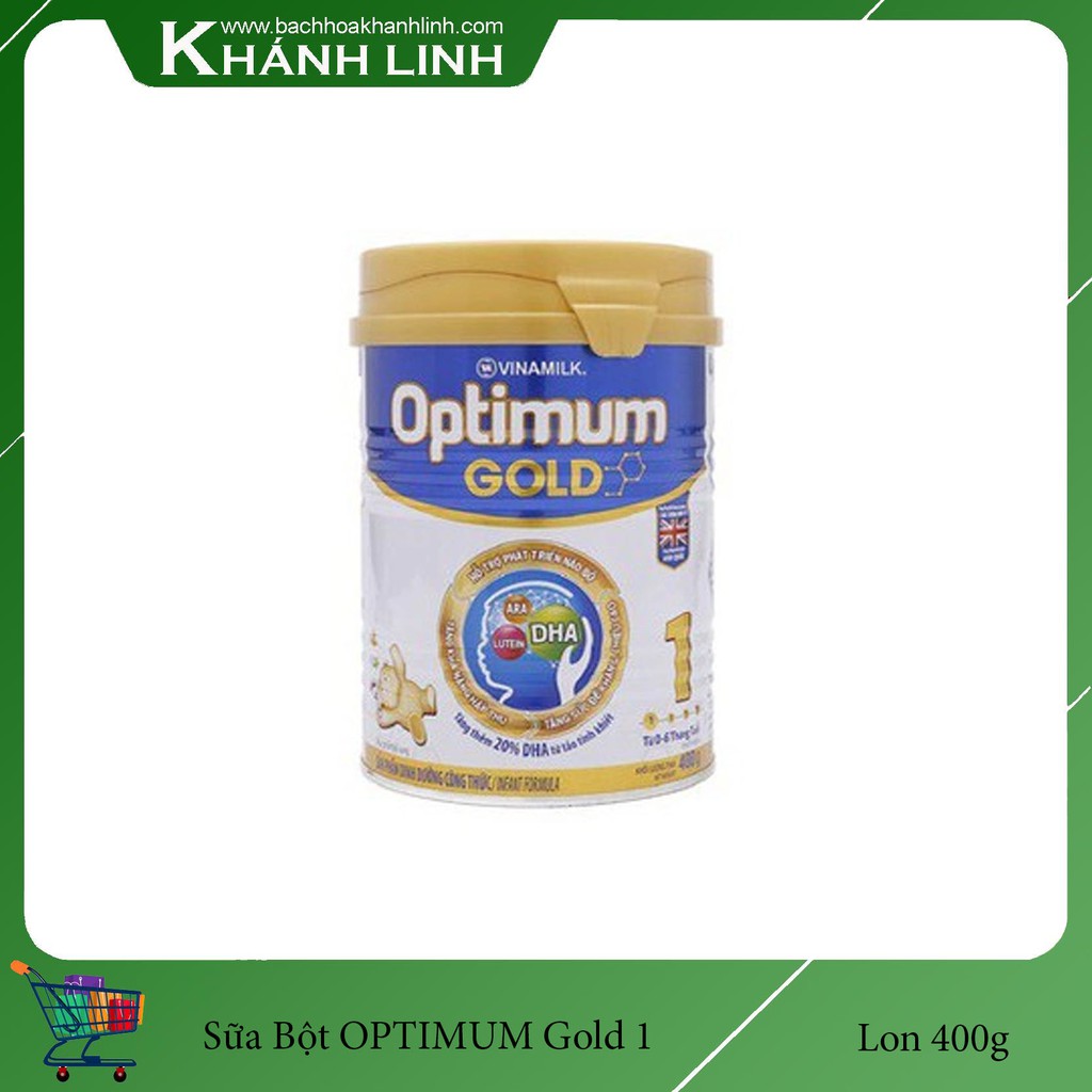 Sữa bột Optimum gold 1 400g