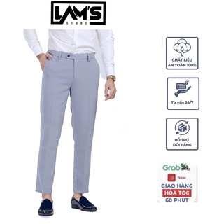 Quần âu nam chất vải tuyết mưa LAM'S STORE ,co giãn 4 chiều dáng ôm body chống nhăn nhiều mầu