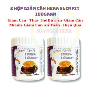 Sữa Giảm Cân HERA SLIMFIT MS03 Giảm Cân Nhanh – Giảm Cân An Toàn – Không Mệt Mỏi (2 Hộp 100GRAM)