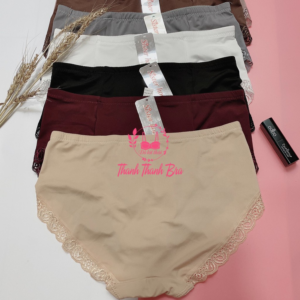 Quần lót nữ thái lan Sister hood  #472 – Chất thun lạnh, mịn màng, phối ren