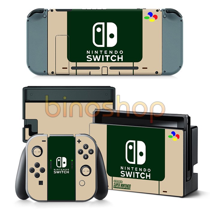 Skin dán máy Nintendo Switch chủ đề CLASSIC (Thân Máy + Joy Con + Dock)