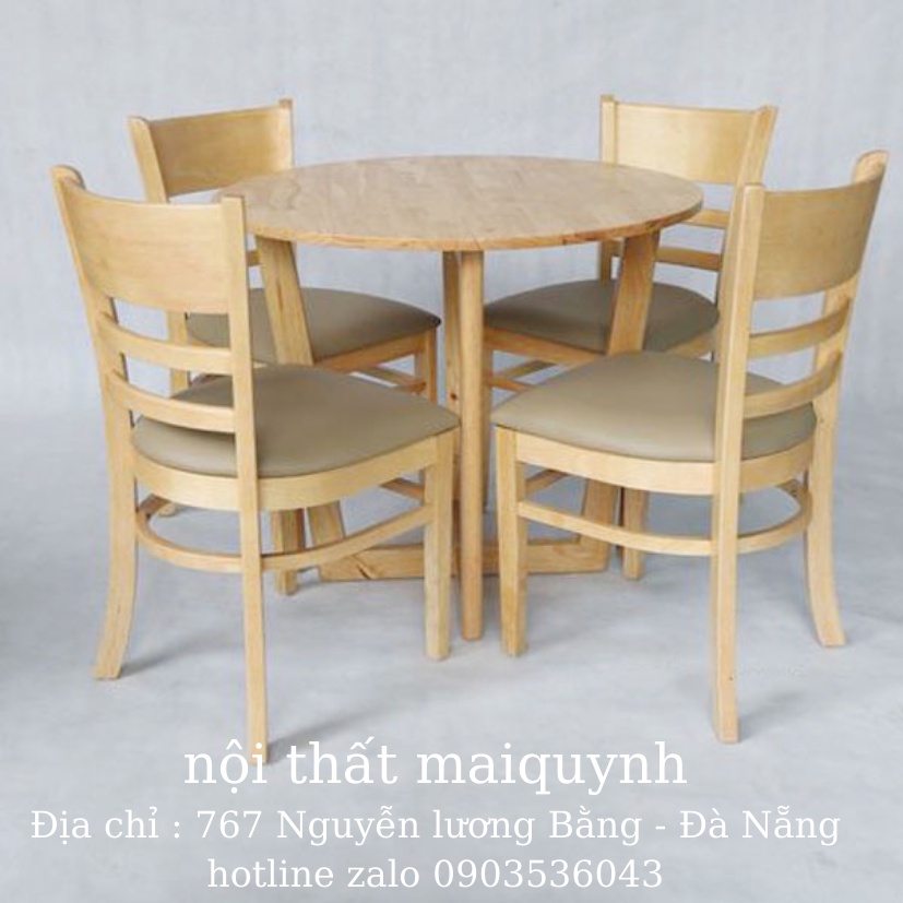 Ghế cà phê ghế cabin gỗ sồi