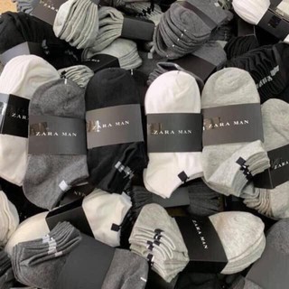 Tất ZARA Nam 🎁SALE Cực Mạnh🎁100% cotton siêu thấm hút-dùng quanh năm