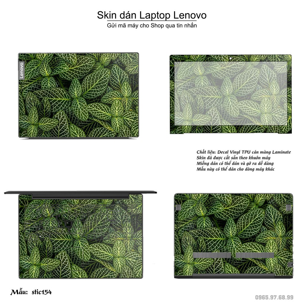 Skin dán Laptop Lenovo in hình Hoa văn sticker nhiều mẫu 25 (inbox mã máy cho Shop)