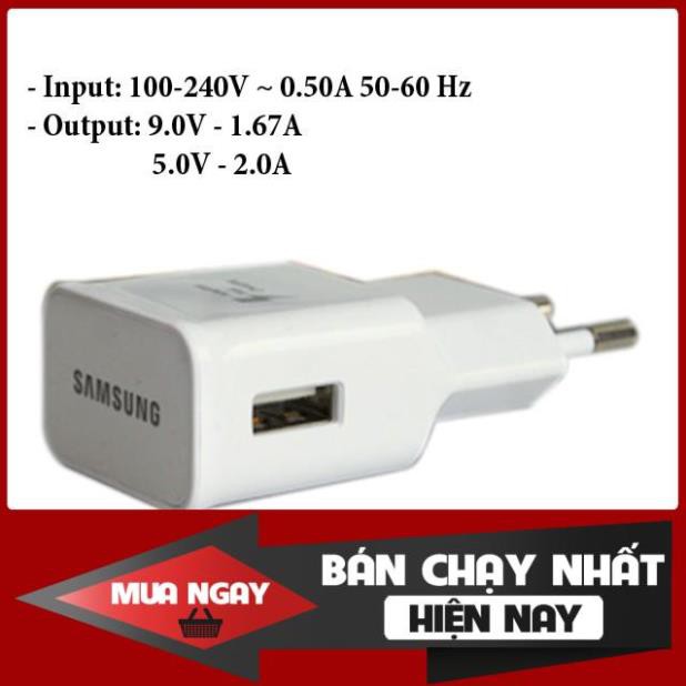 Free HOT Củ sạc samsung 2A,sạc nhanh cho Note3,Note4,J3,J5,J7_Cam Kết Không Nhanh Hoàn Tiền