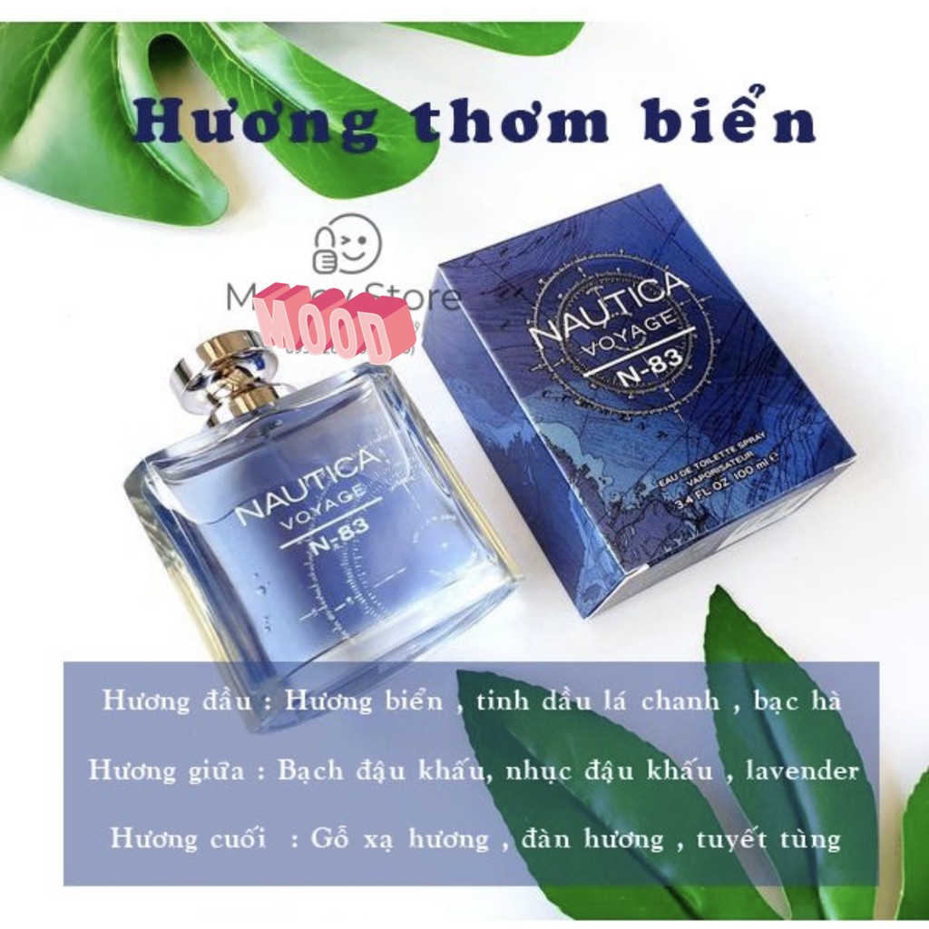 Nước hoa Nautica Voyage - Heritage - N83 - Blue EDT 100ml người nhà US gửi về seal NEW CHÍNH HÃNG. | Thế Giới Skin Care