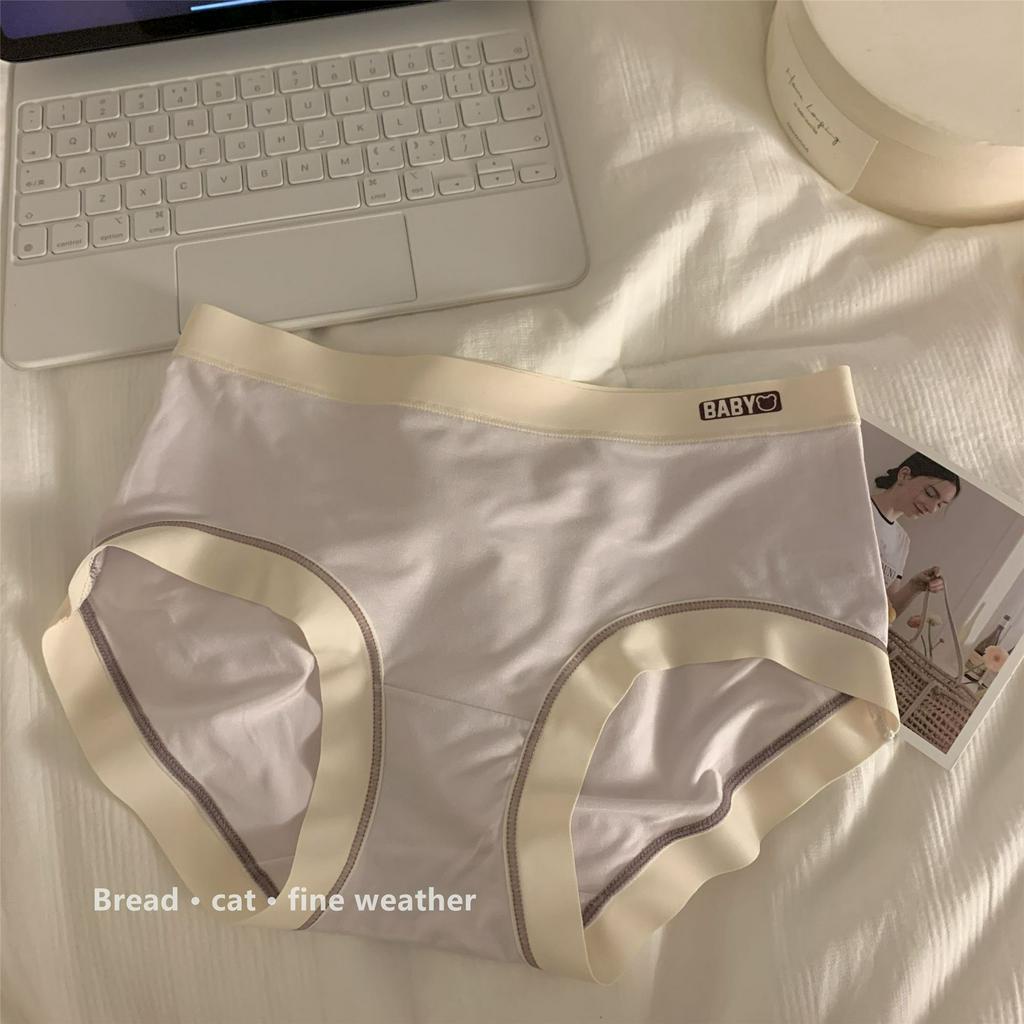 Quần lót cotton điều hòa, cạp cao kháng khuẩn Ame Baby, quần lót nữ co giãn thoáng khí có Big Size Baby