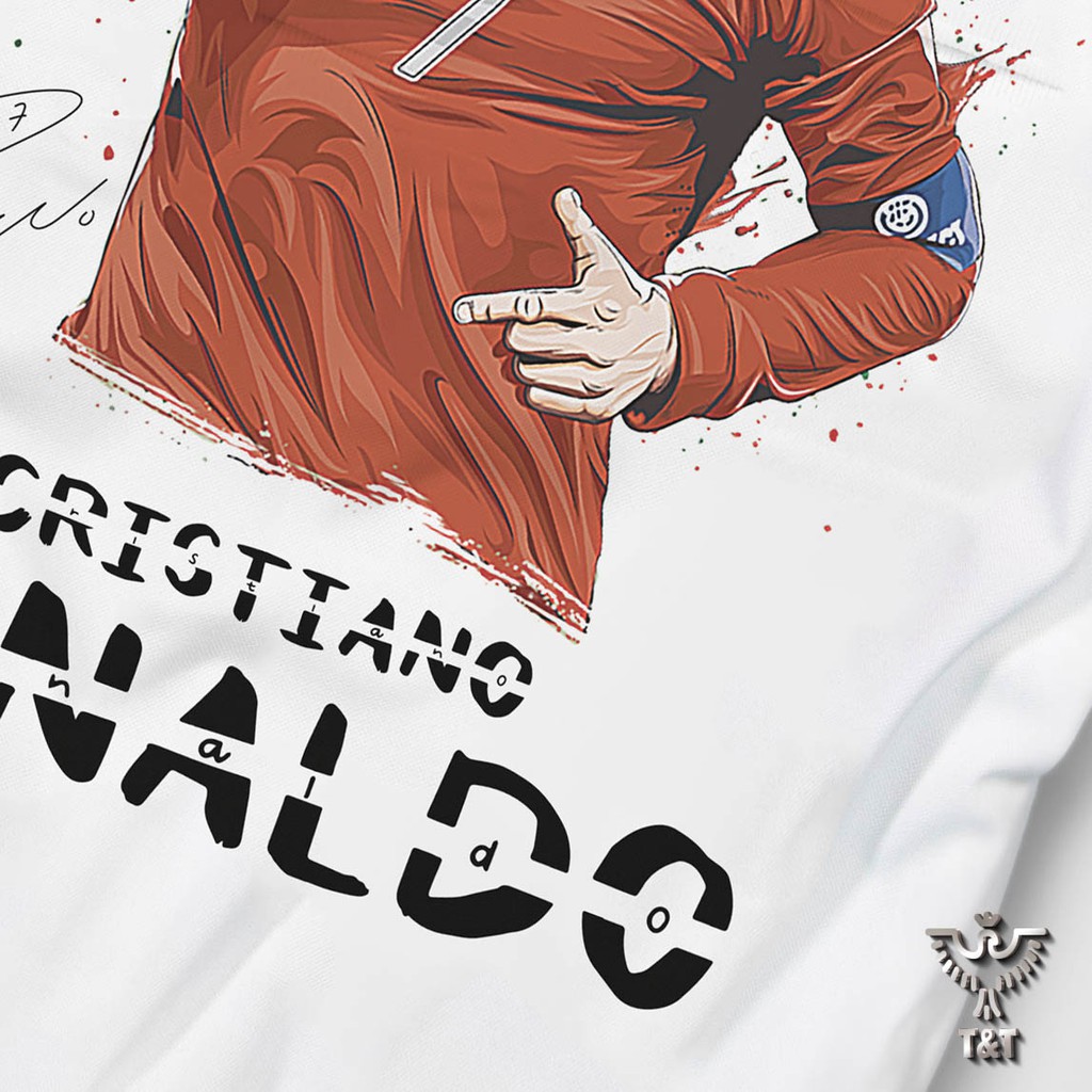 Áo thun nam áo phông nam thiết kế hình đẹp nét cr7 | BigBuy360 - bigbuy360.vn