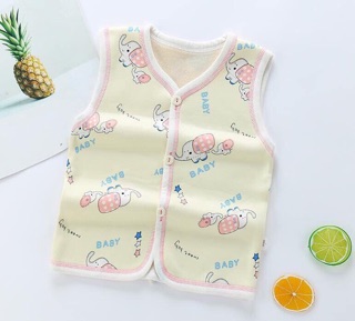 Combo 2 Áo khoác gile nỉ cho bé