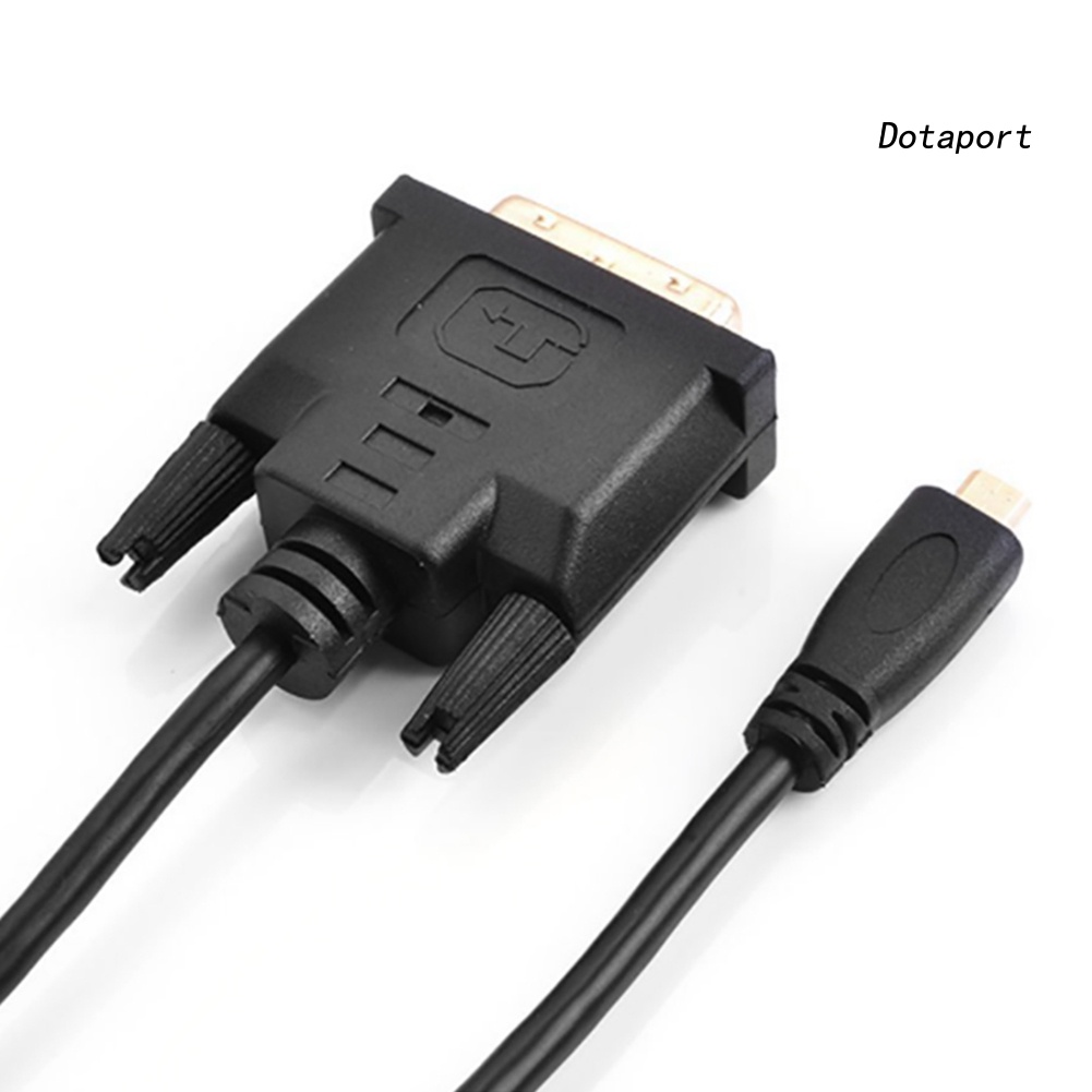 Cáp Chuyển Đổi Micro HDMI Sang DVI 24+1Pin Cho HDTV Doenjiey 0.3/1/1.8m