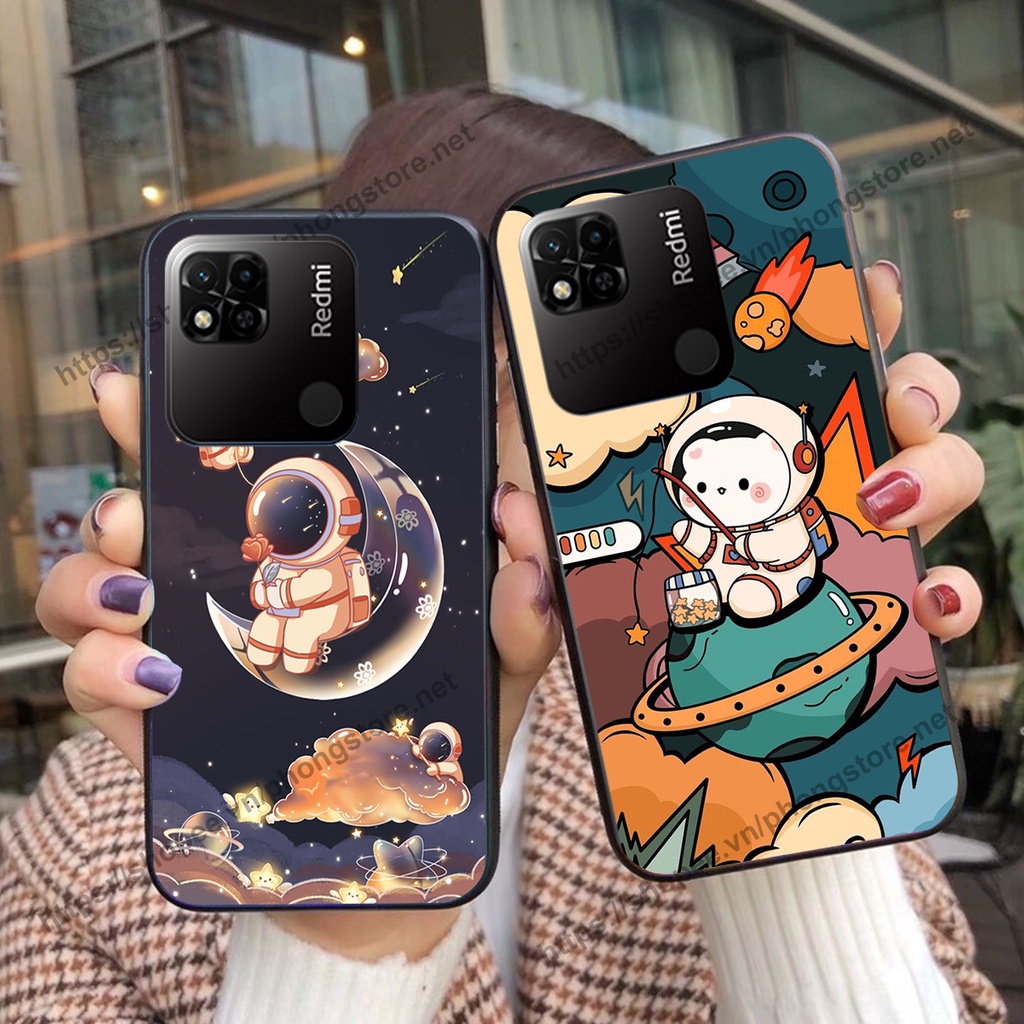 Ốp lưng Xiaomi Redmi 10A vũ trụ phi hành gia cực hot siêu cute-rẻ-bền